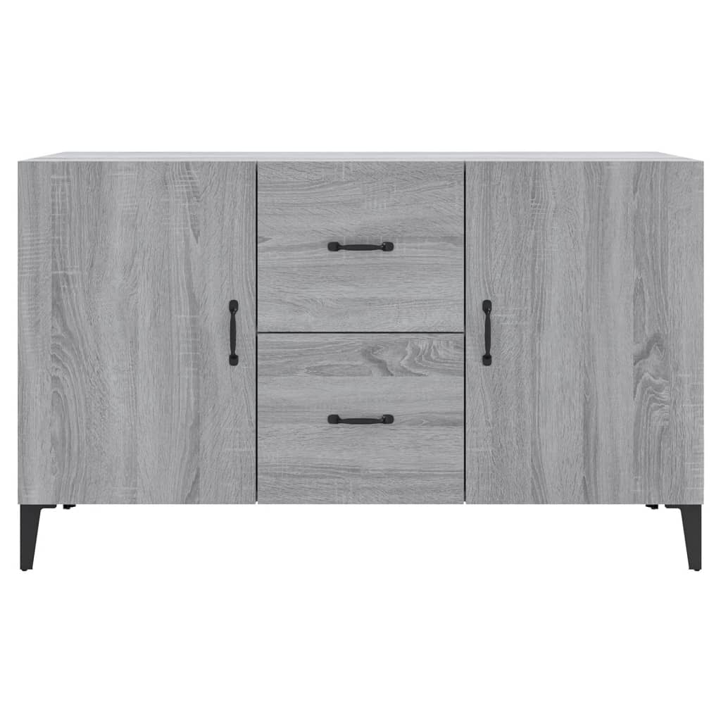 Buffet 100x36x60 cm en dérivé du bois couleur chêne