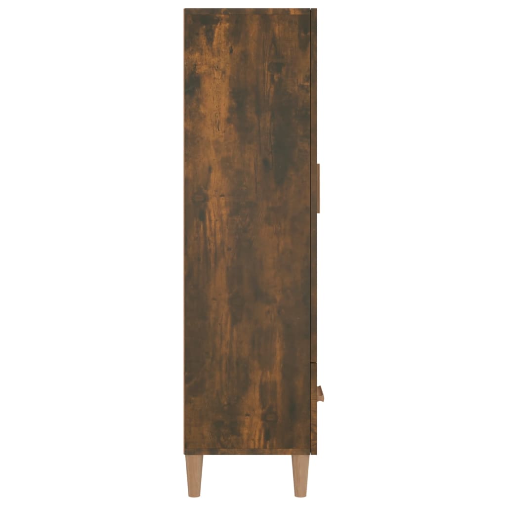 Hoge kast 70x31x115 cm bewerkt hout