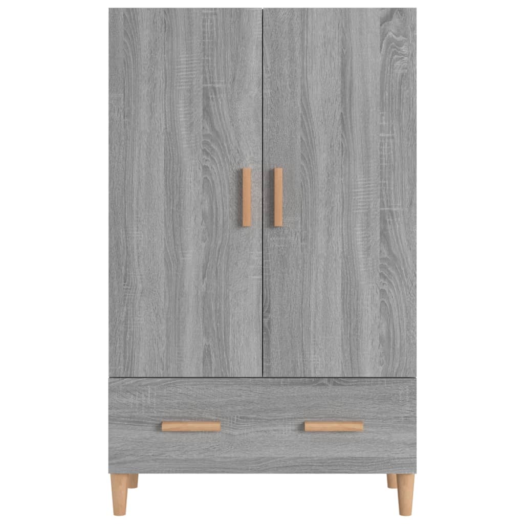 Meuble haut 70x31x115 cm en bois travaillé