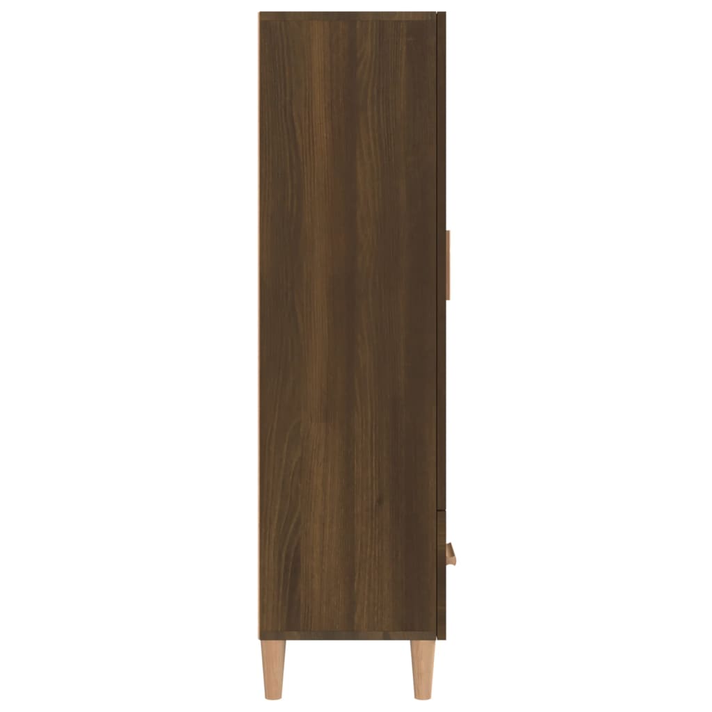 Meuble haut 70x31x115 cm en bois travaillé