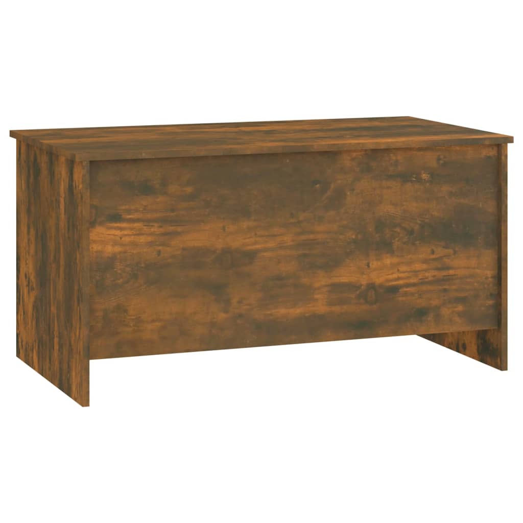 Table basse 102x55,5x52,5 cm en bois travaillé