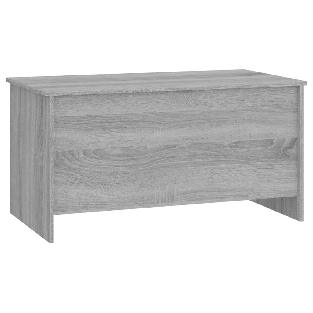 Table basse 102x55,5x52,5 cm en bois travaillé