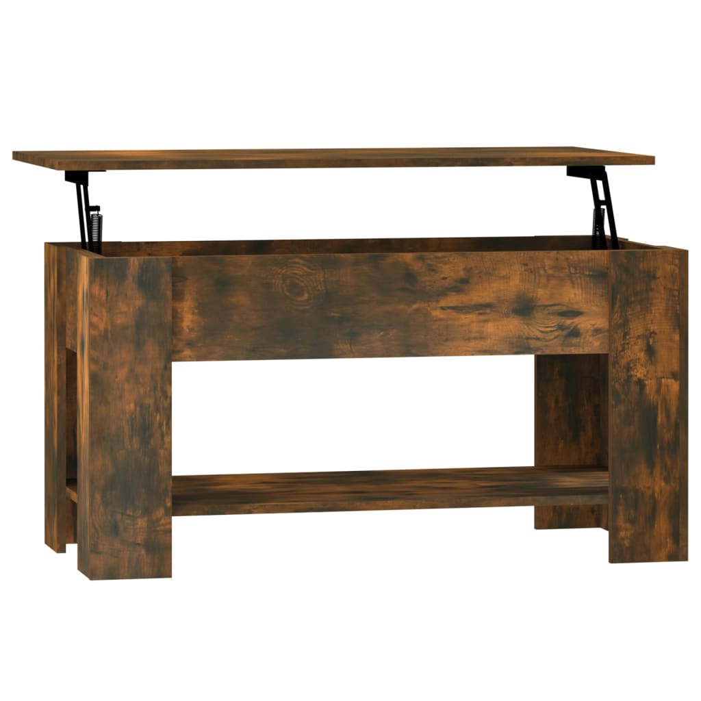 Salontafel 101x49x52 cm bewerkt hout