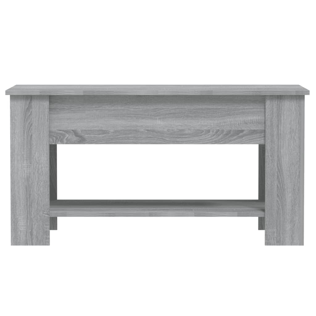 Salontafel 101x49x52 cm bewerkt hout