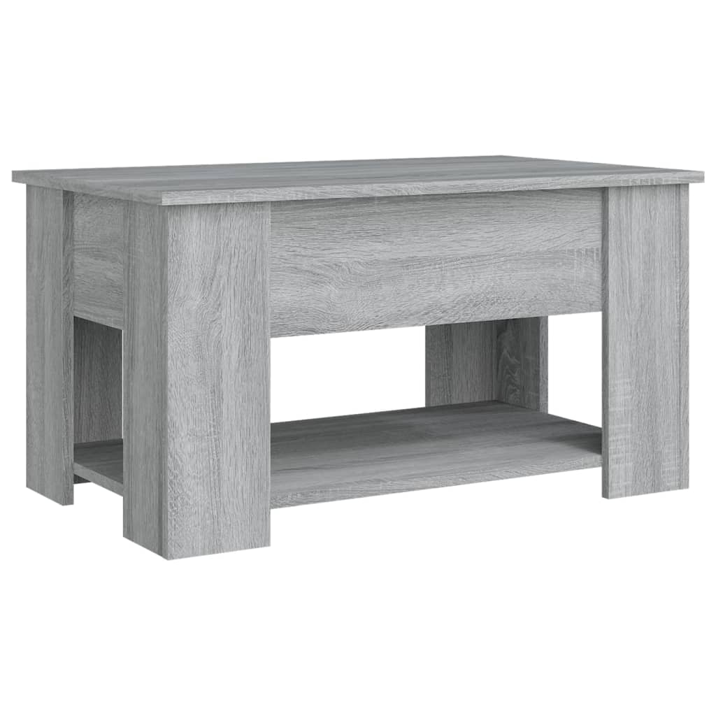 Salontafel 79x49x41 cm bewerkt hout