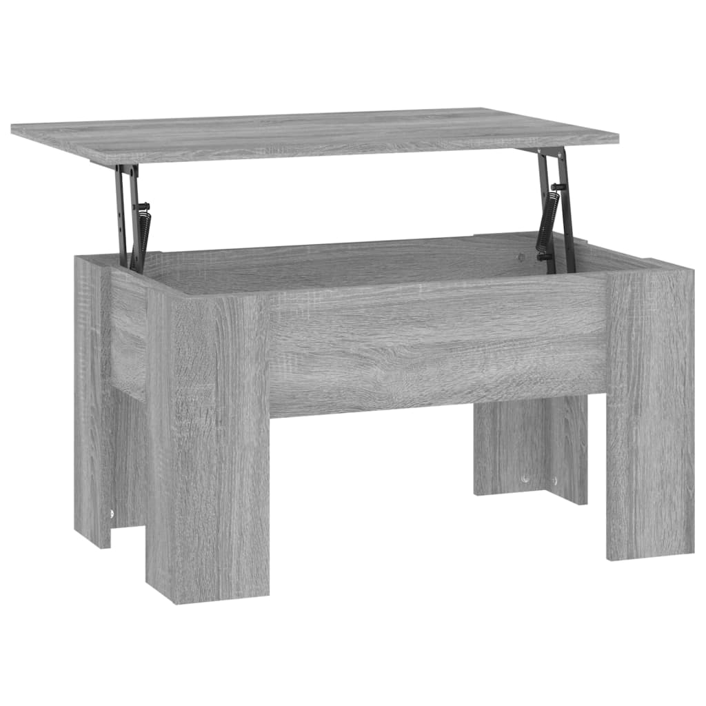 Salontafel 79x49x41 cm bewerkt hout