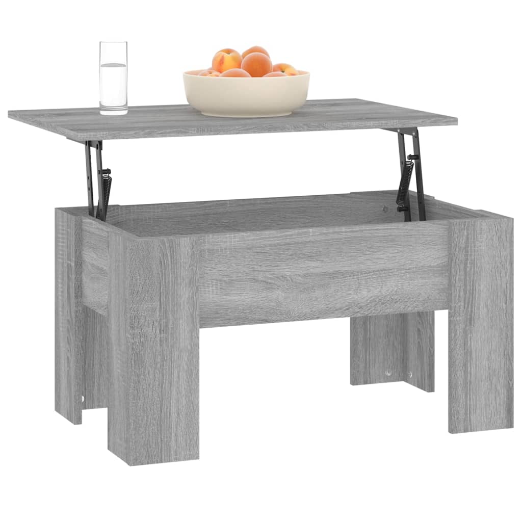 Salontafel 79x49x41 cm bewerkt hout