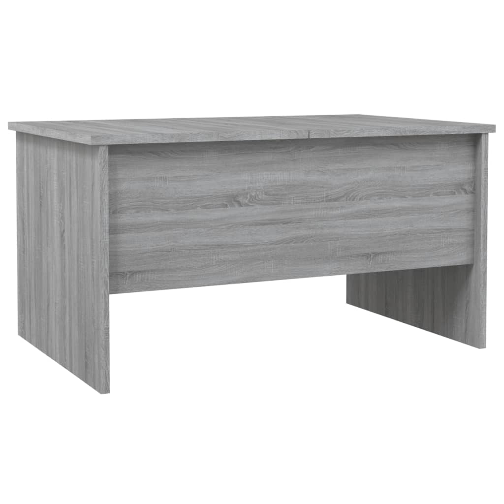 Table basse 80x50x42,5 cm en bois travaillé