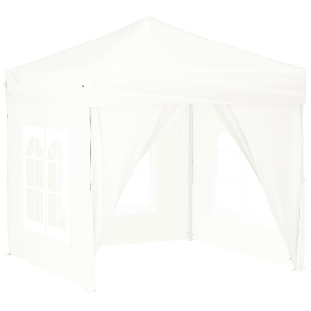 Partytent inklapbaar met zijwanden 3x6 m antracietkleurig