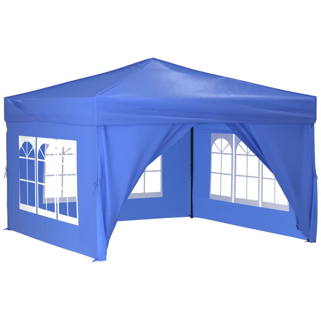 Partytent inklapbaar met zijwanden 3x6 m antracietkleurig