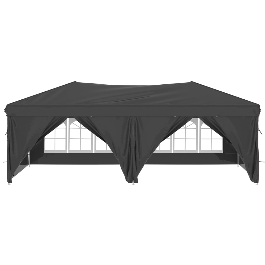 Partytent inklapbaar met zijwanden 2x2 m crèmekleurig