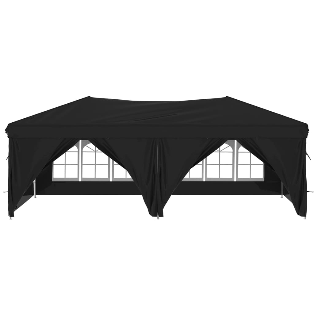 Partytent inklapbaar met zijwanden 2x2 m crèmekleurig