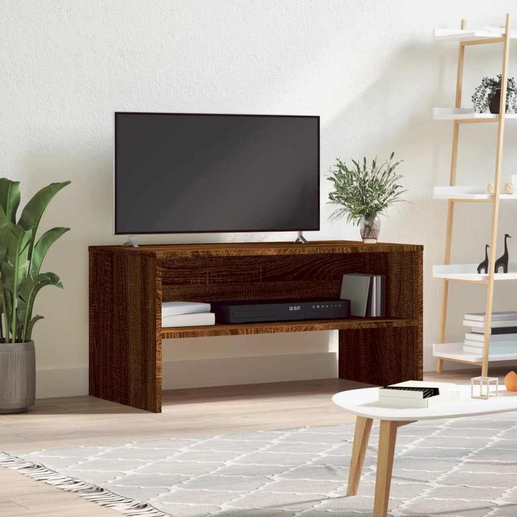 Tv-meubel 80x40x40 cm bewerkt hout