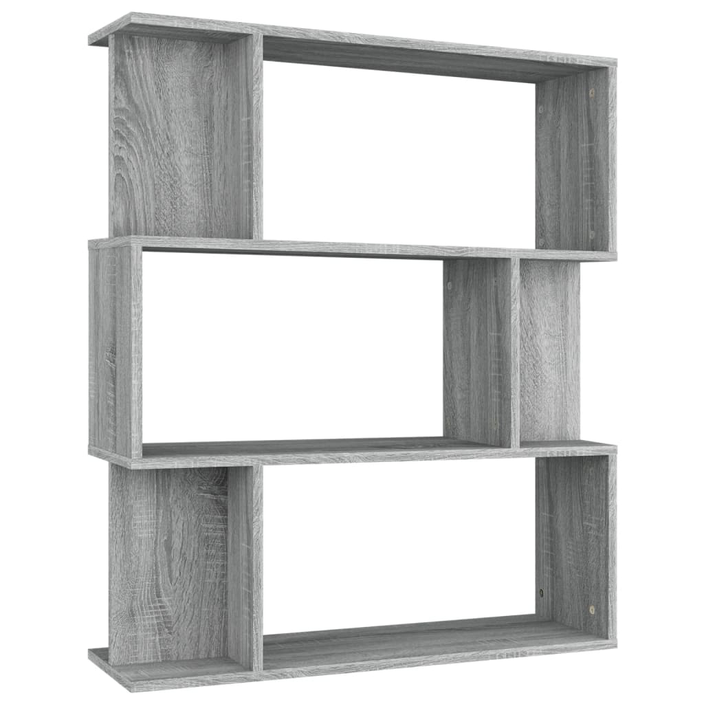 Boekenkast/kamerscherm 80x24x96 cm bewerkt hout