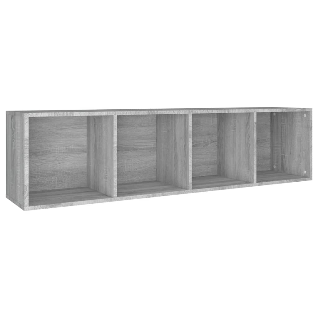 Boekenkast/tv-meubel 36x30x143 cm bewerkt hout