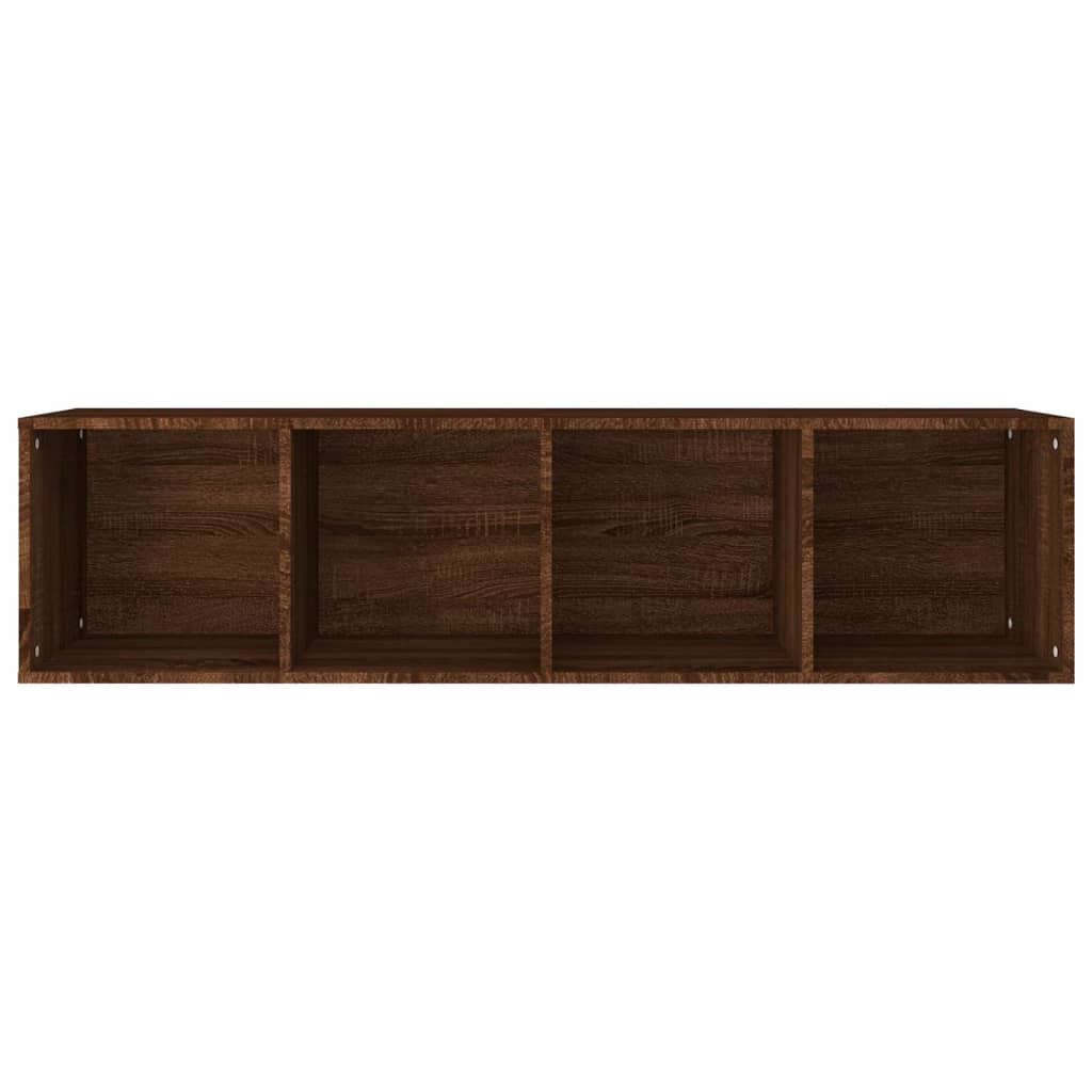 Boekenkast/tv-meubel 36x30x143 cm bewerkt hout