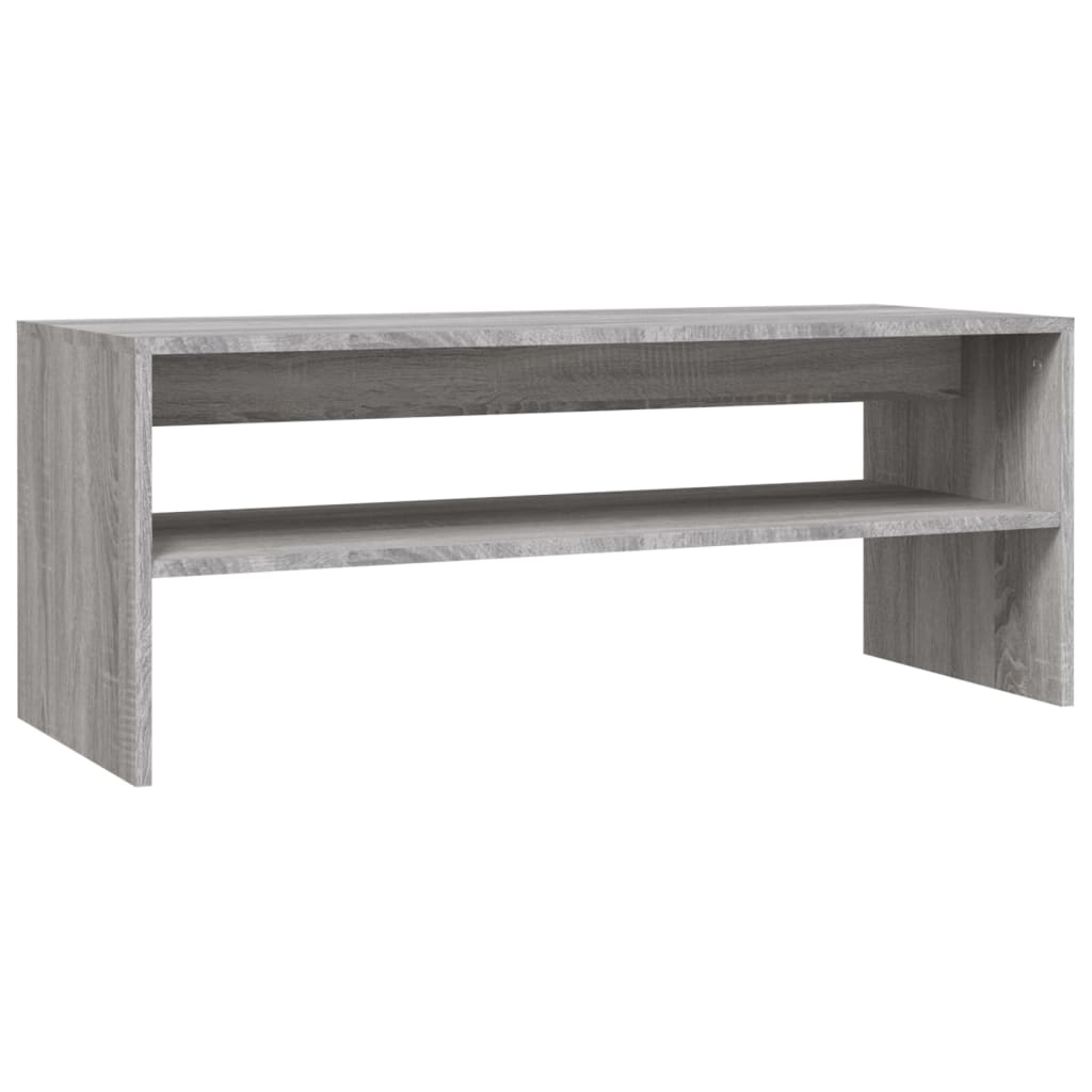 Salontafel 100x40x40 cm bewerkt hout