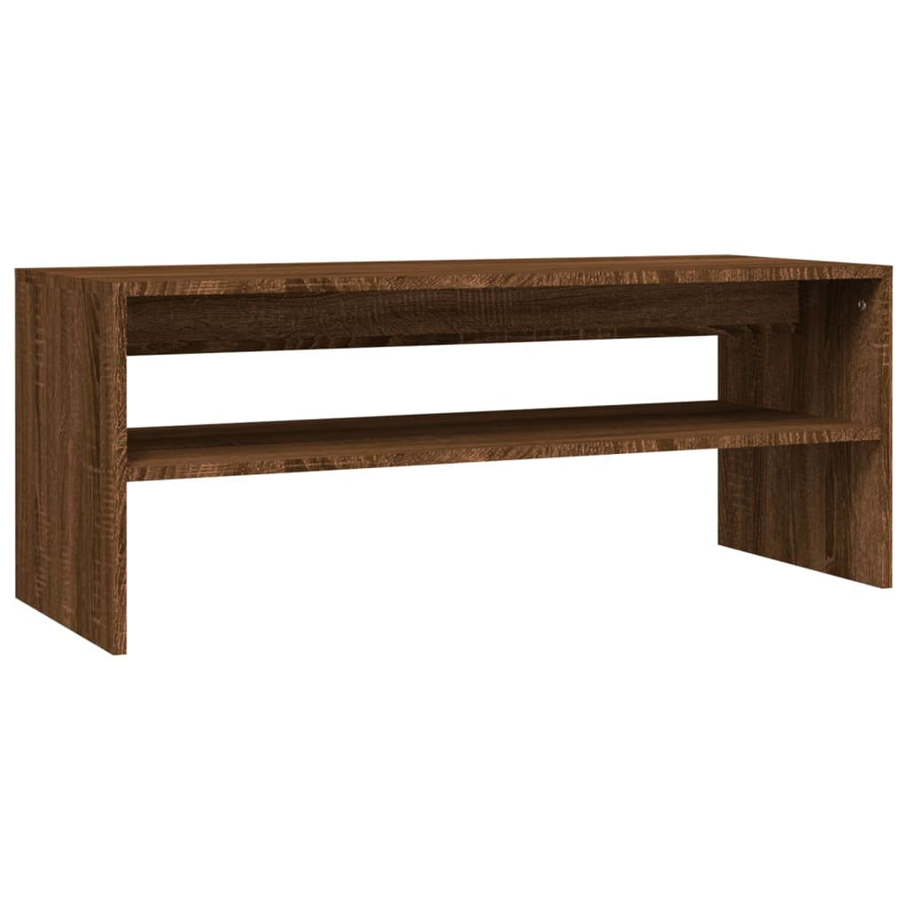 Salontafel 100x40x40 cm bewerkt hout