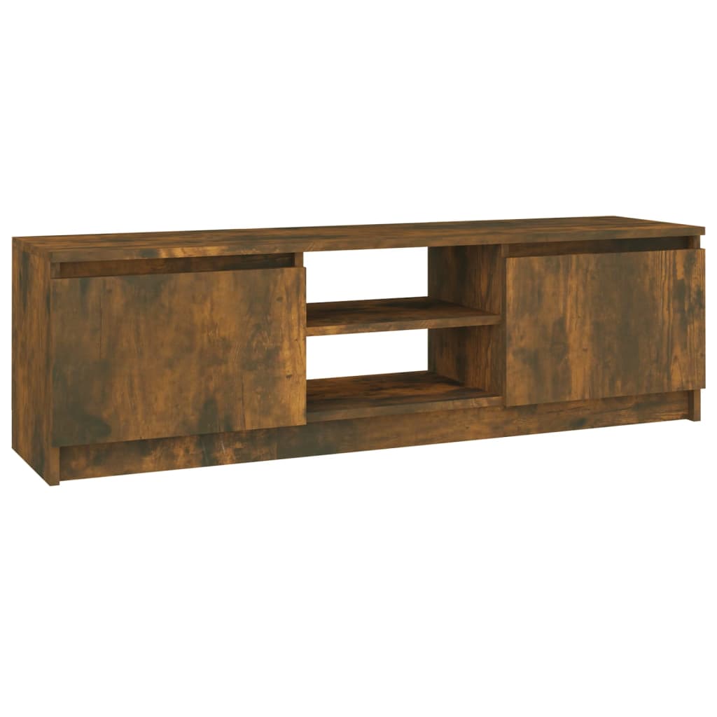 Tv-meubel 120x30x35,5 cm bewerkt hout eikenkleurig