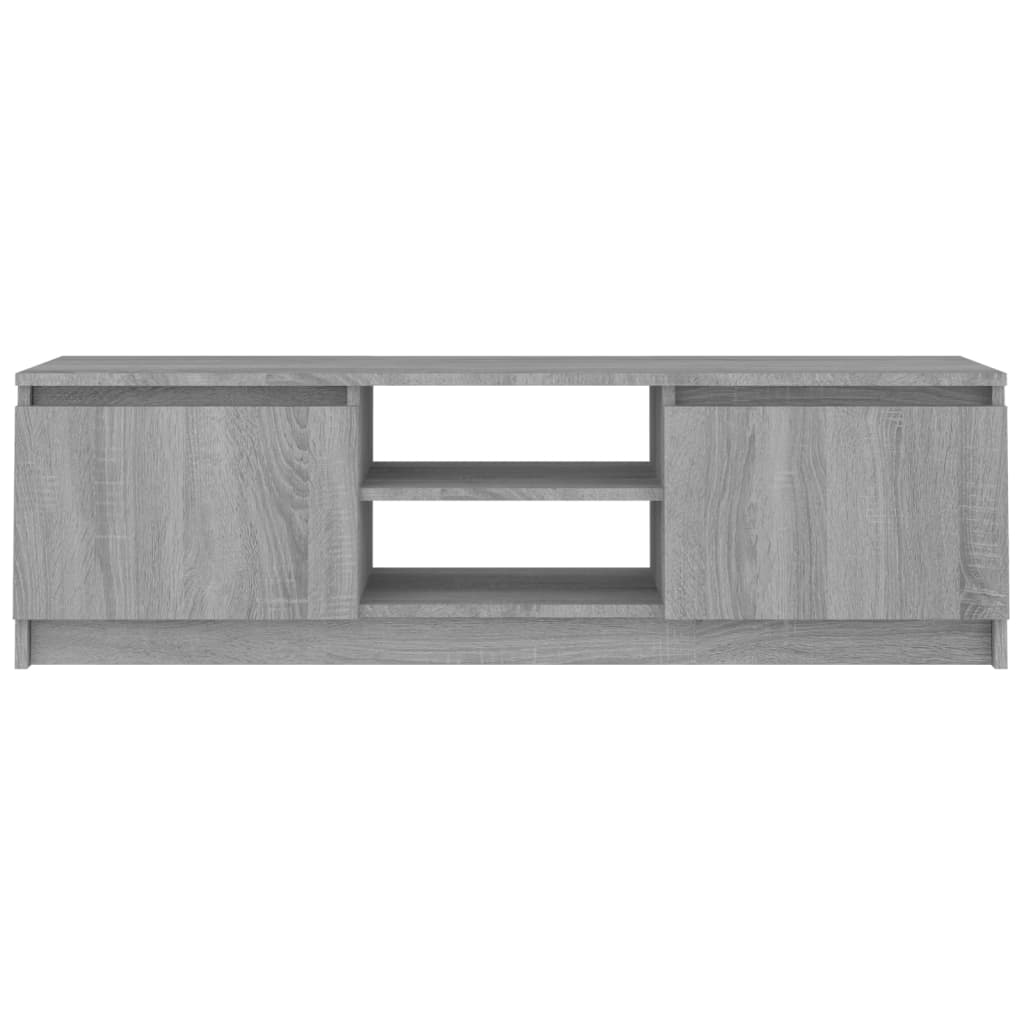 Meuble TV 120x30x35,5 cm en bois travaillé