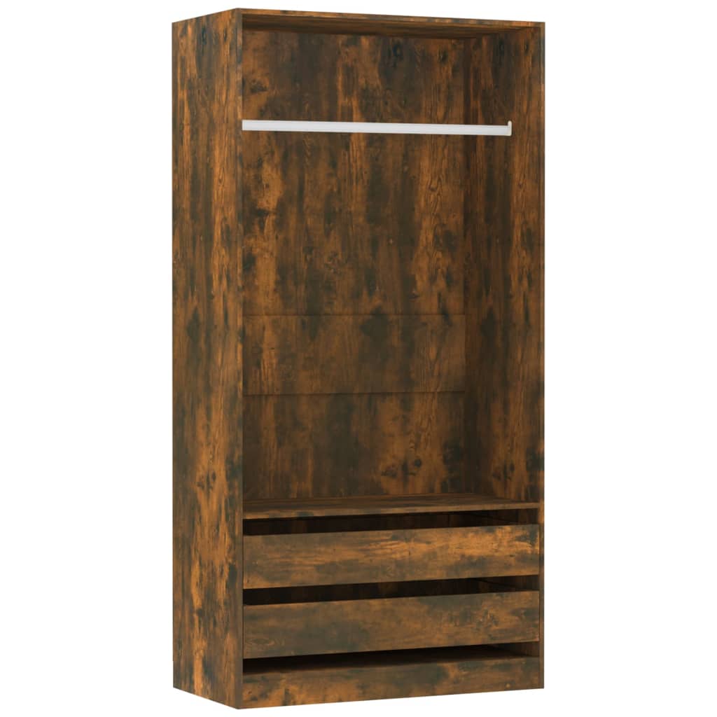 Armoire 100x50x200 cm en bois travaillé