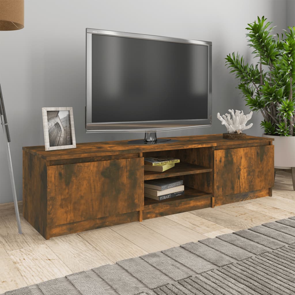 Tv-meubel 140x40x35,5 cm bewerkt hout