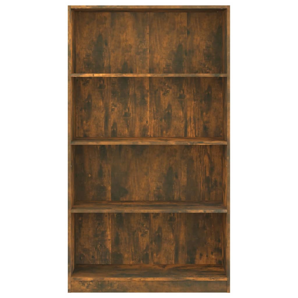 Boekenkast met 4 schappen 80x24x142 cm hout