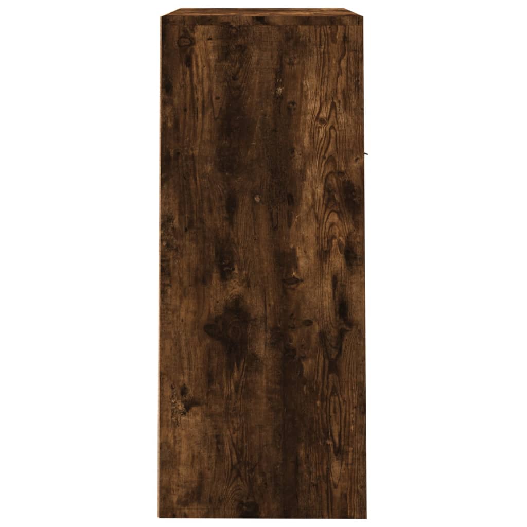 Schoenenkast 60x35x84 cm bewerkt hout eikenkleurig