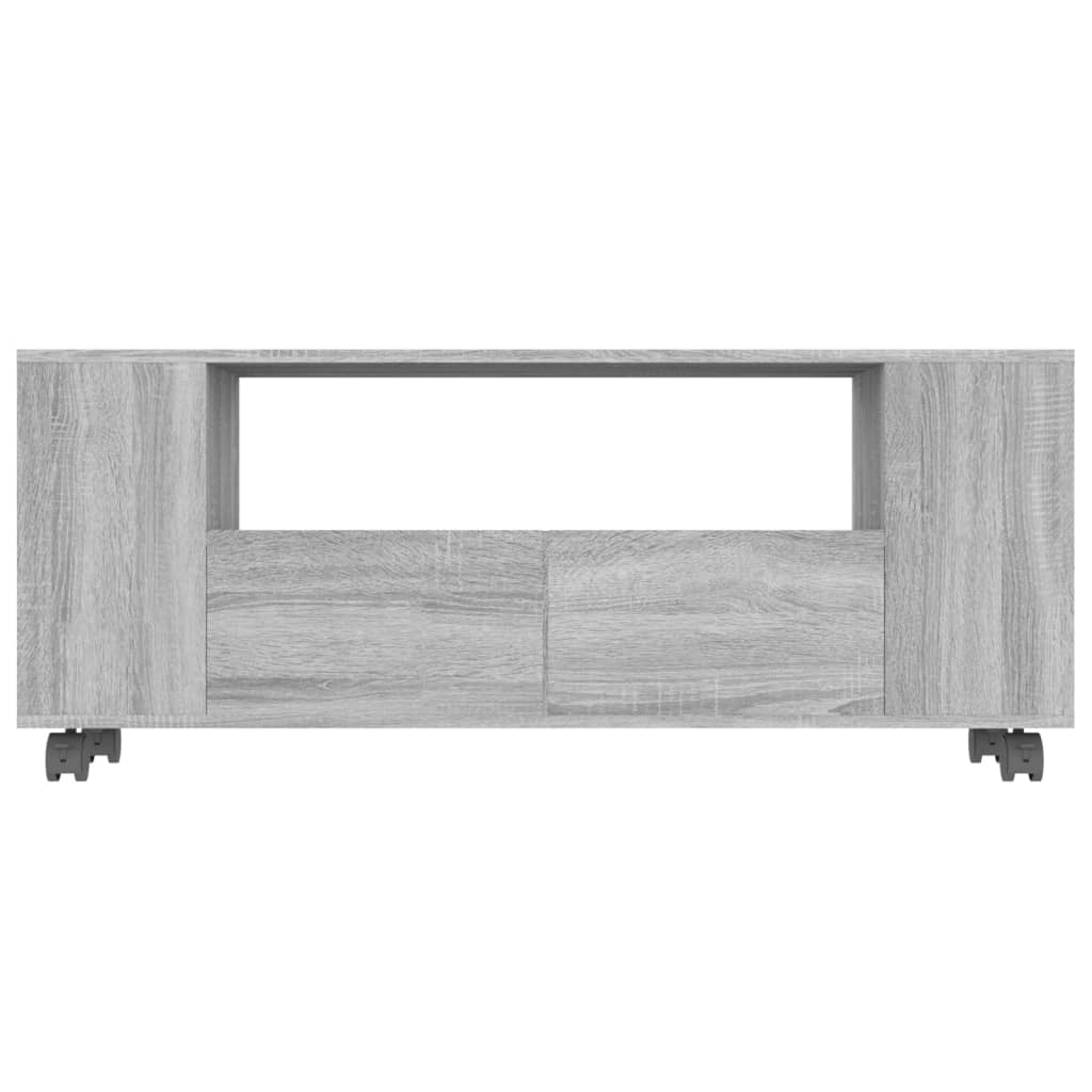 Tv-meubel 120x35x48 cm bewerkt hout eikenkleurig