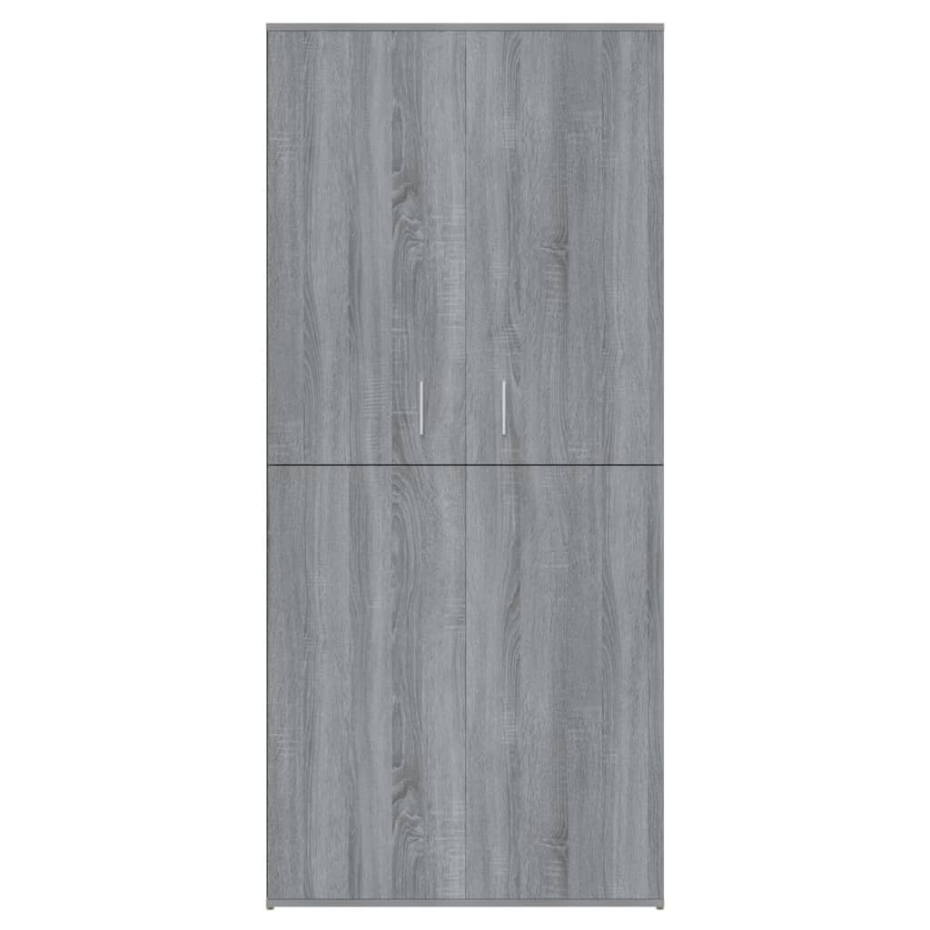 Schoenenkast 80x39x178 cm bewerkt hout