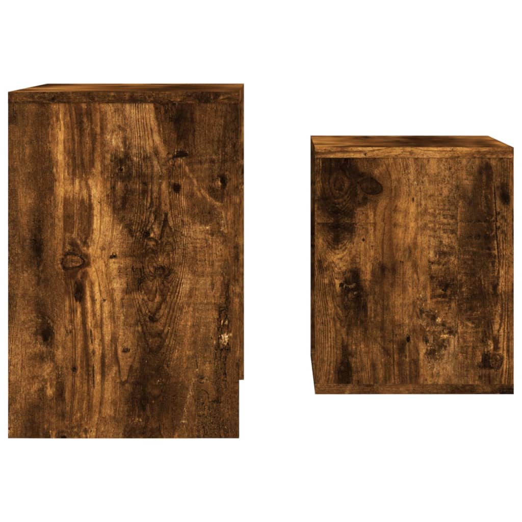 Salontafelset 48x30x45 cm bewerkt hout