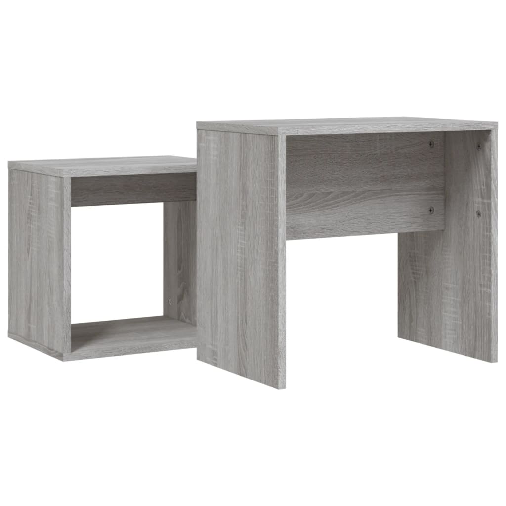 Salontafelset 48x30x45 cm bewerkt hout