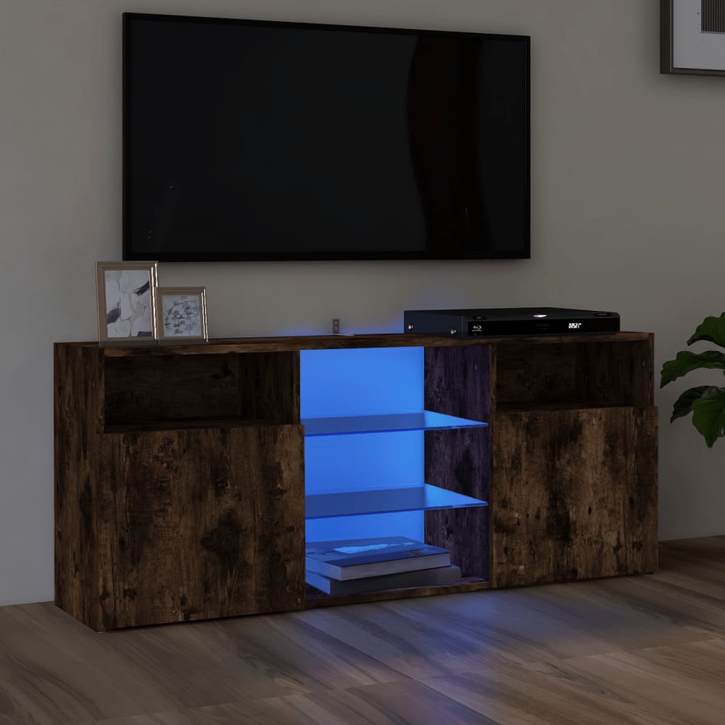 Tv-meubel met LED-verlichting 120x30x50 cm