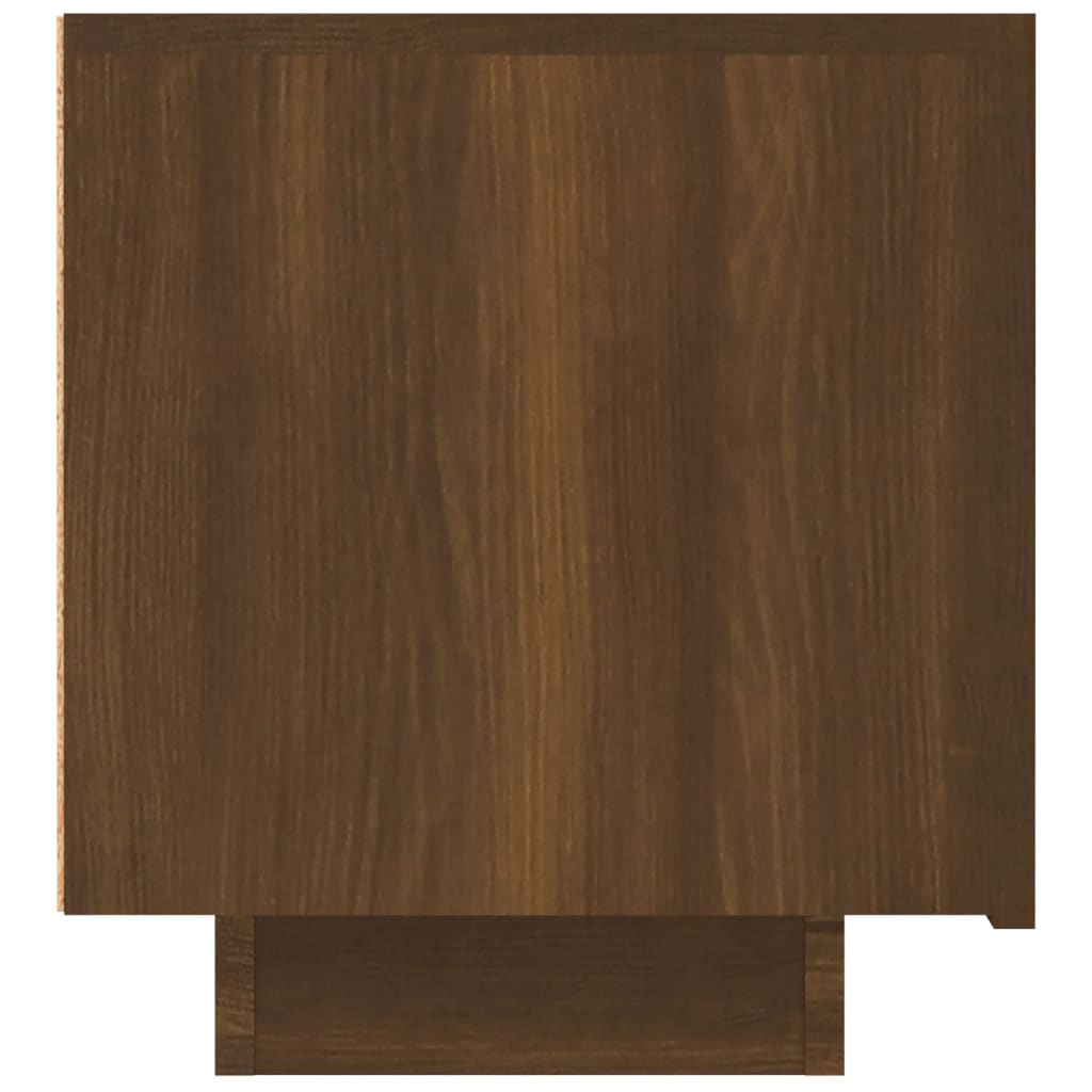 Meuble TV 100x35x40 cm ouvré en bois couleur chêne