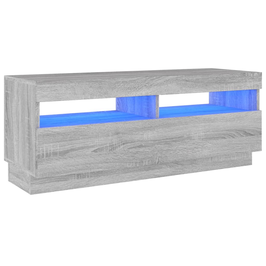 Tv-meubel met LED-verlichting 100x35x40 cm