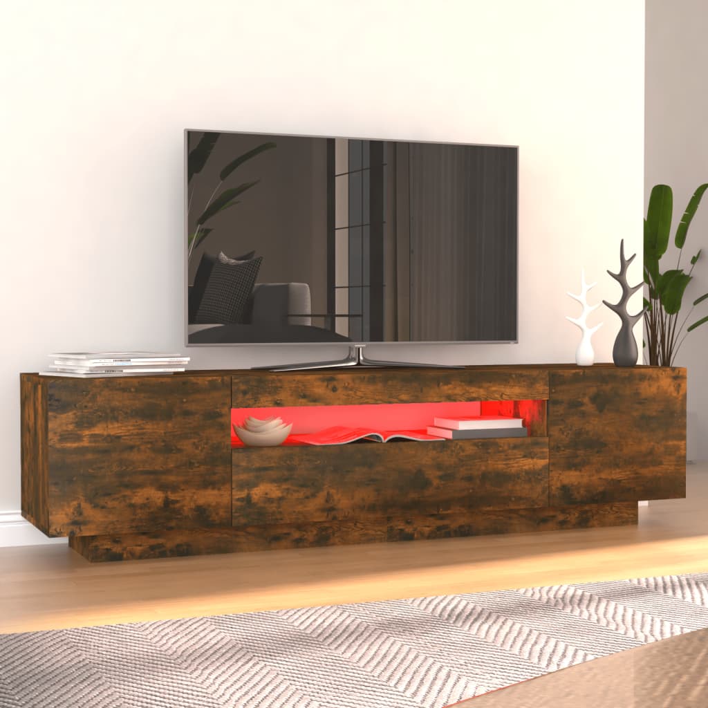 Tv-meubel met LED-verlichting 160x35x40 cm