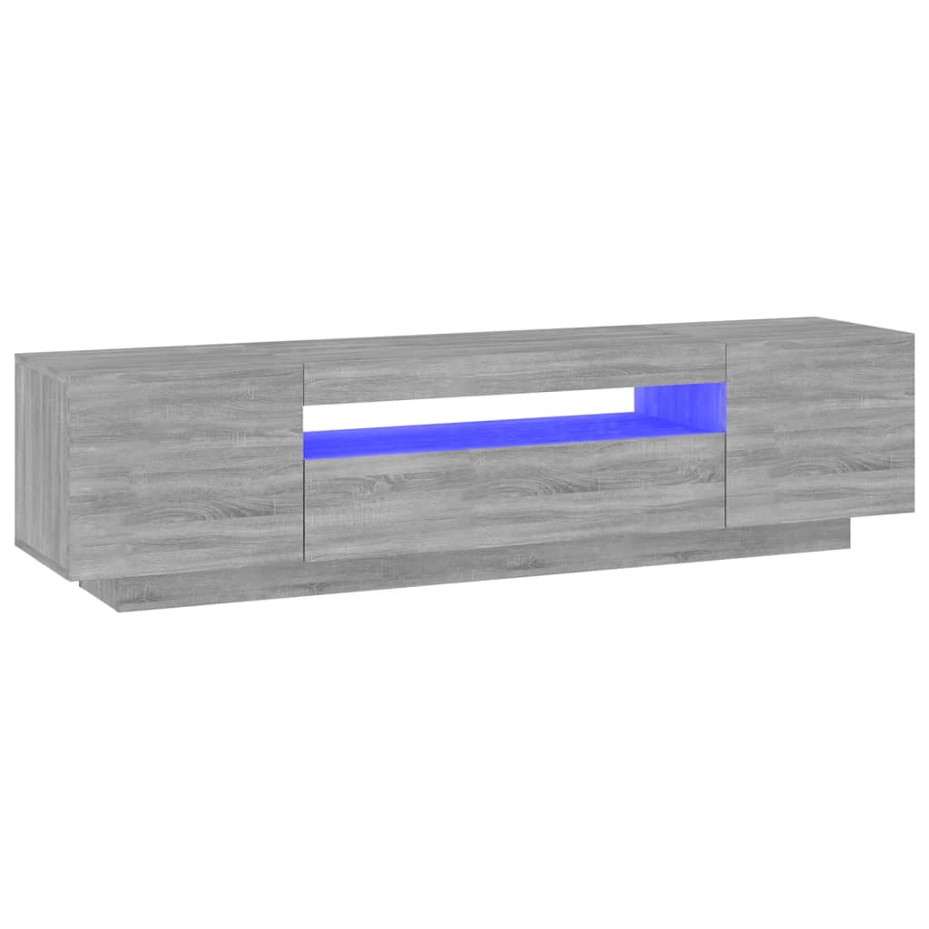 Tv-meubel met LED-verlichting 160x35x40 cm