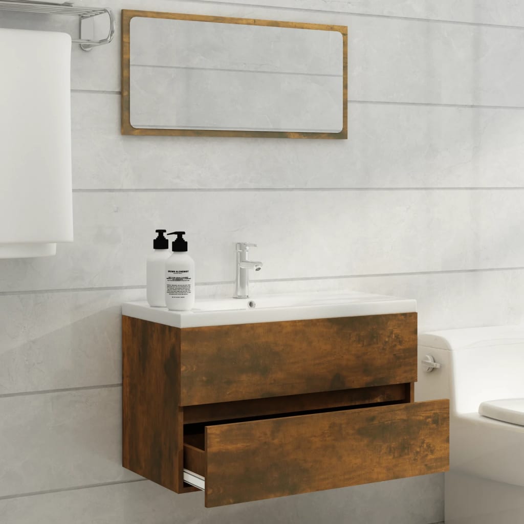 Ensemble de meubles de salle de bain 2 pièces en bois