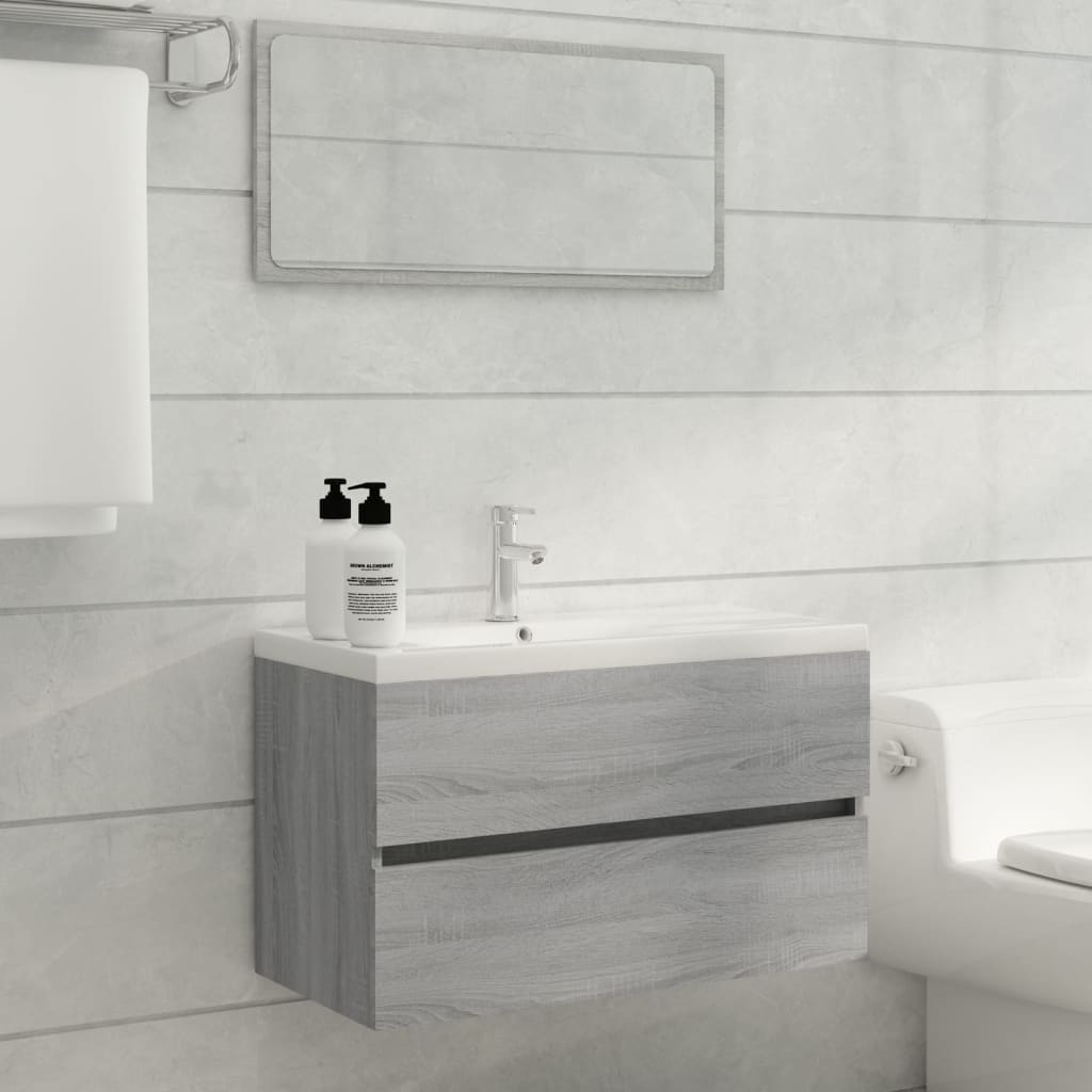 Ensemble de meubles de salle de bain 2 pièces en bois