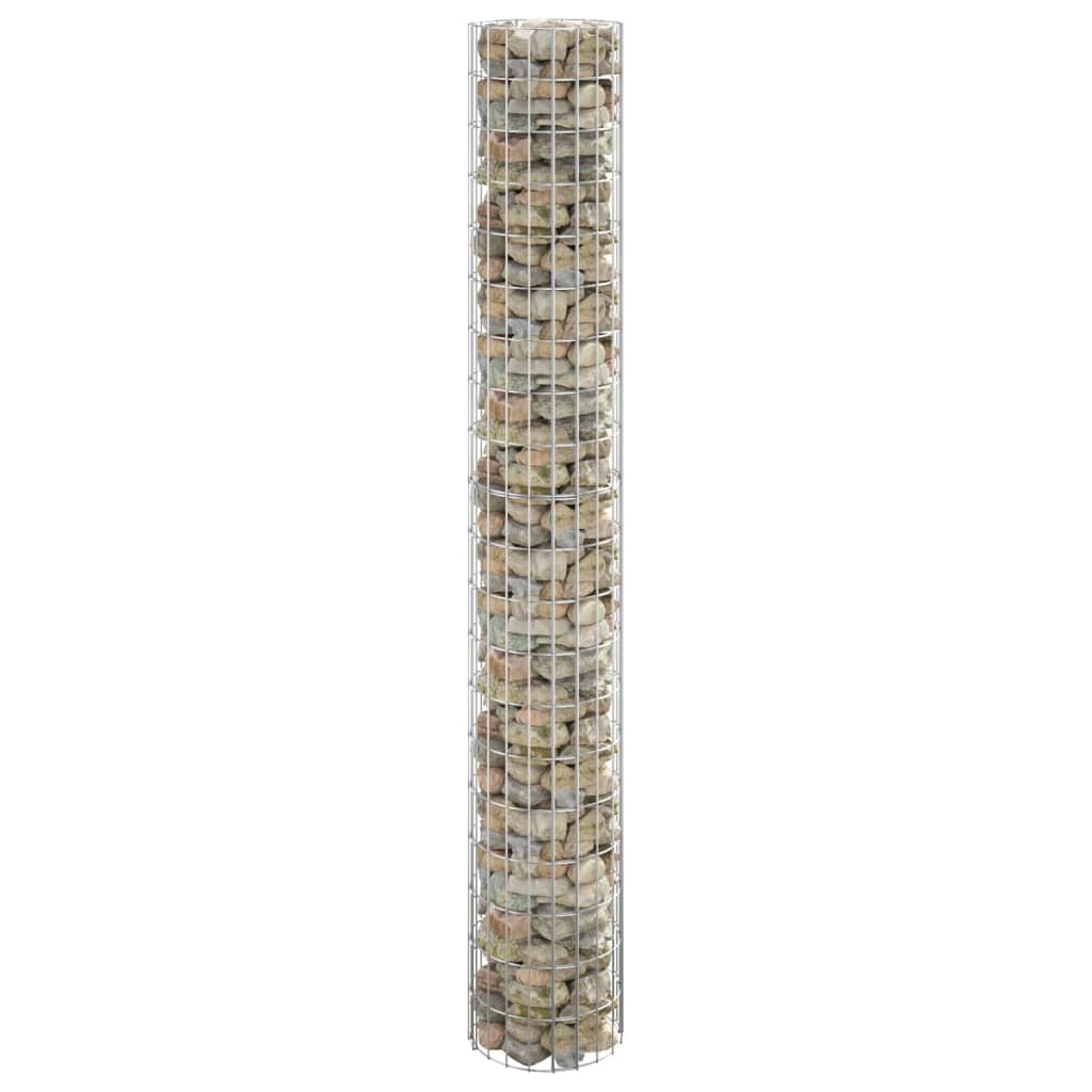 Gabion paal rond Ø30x100 cm gegalvaniseerd staal