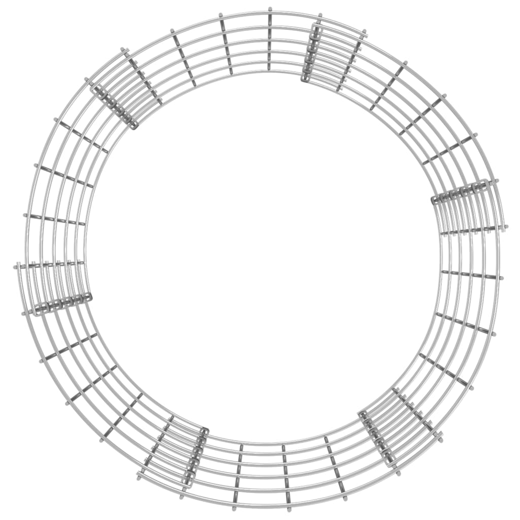 Gabion paal rond Ø30x100 cm gegalvaniseerd staal