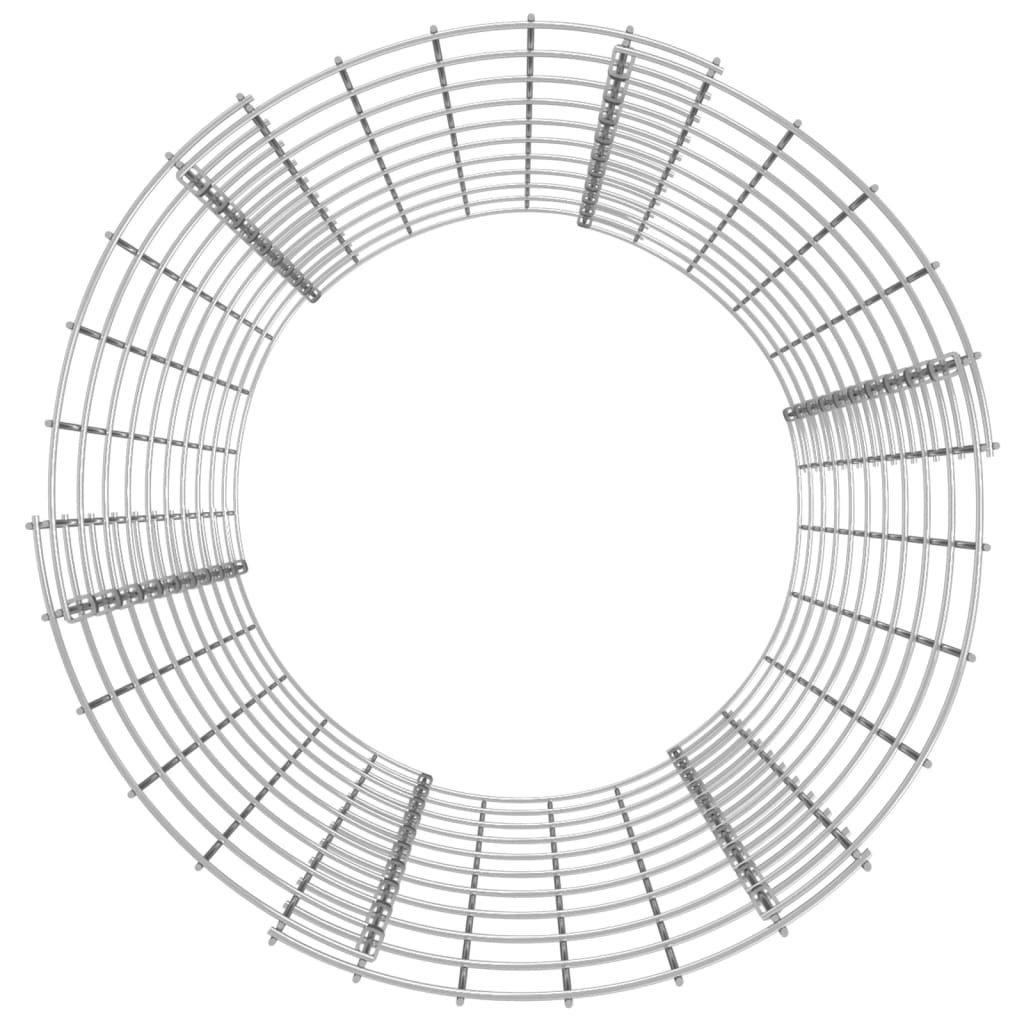 Gabion paal rond Ø30x100 cm gegalvaniseerd staal