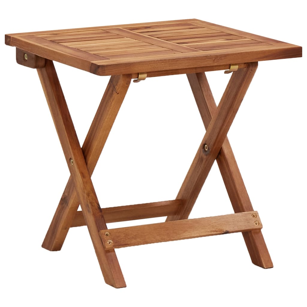 Ensemble bain de soleil avec table en bois d'acacia massif