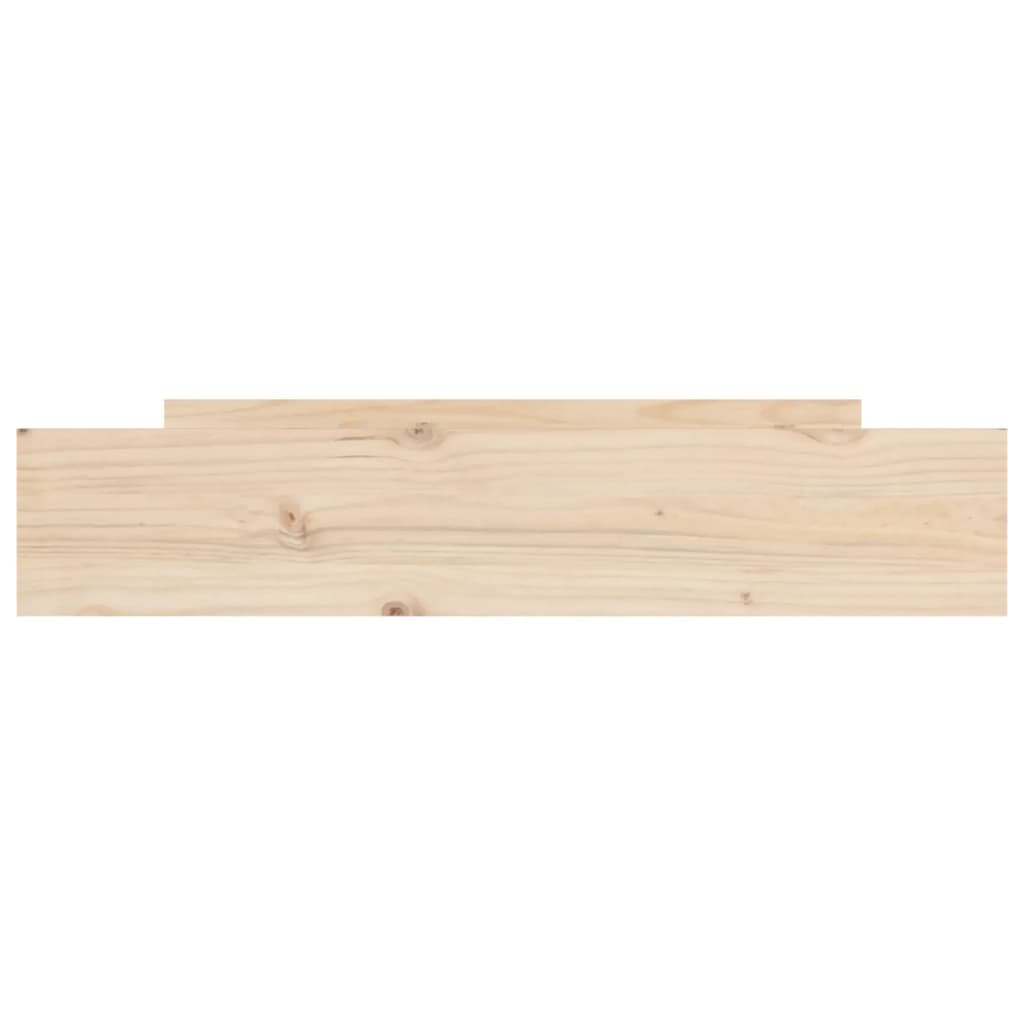 Tiroirs de lit 2 pcs en bois de pin massif