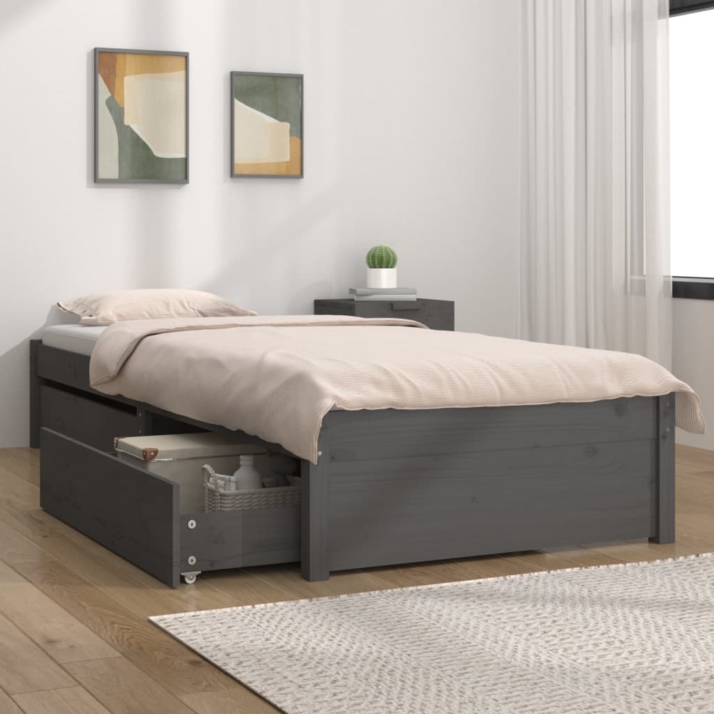 Bedframe met lades 90x190 cm