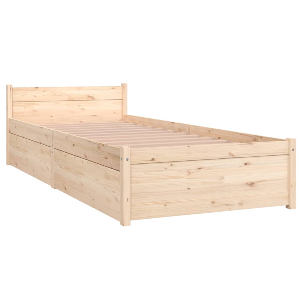 Bedframe met lades 100x200 cm