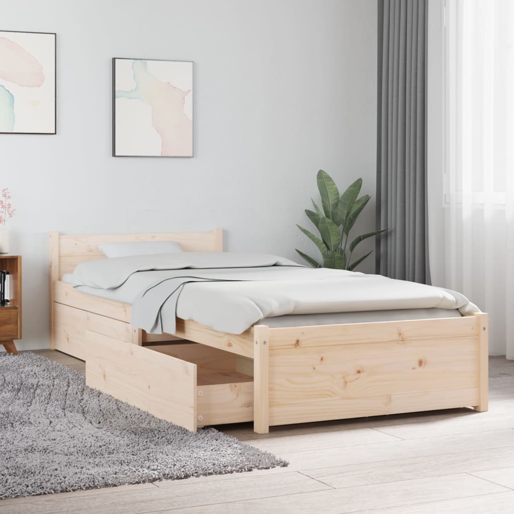 Bedframe met lades 100x200 cm