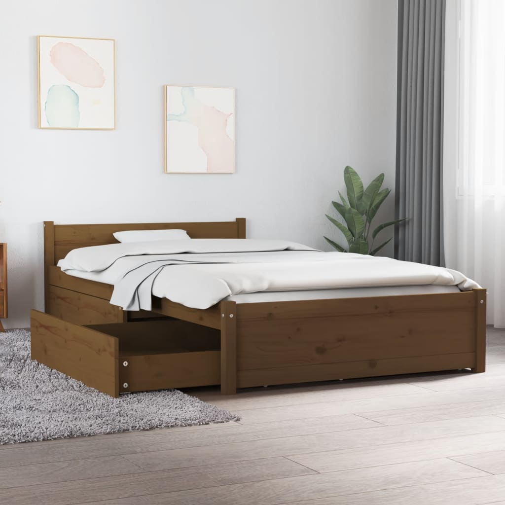 Bedframe met lades 75x190 cm