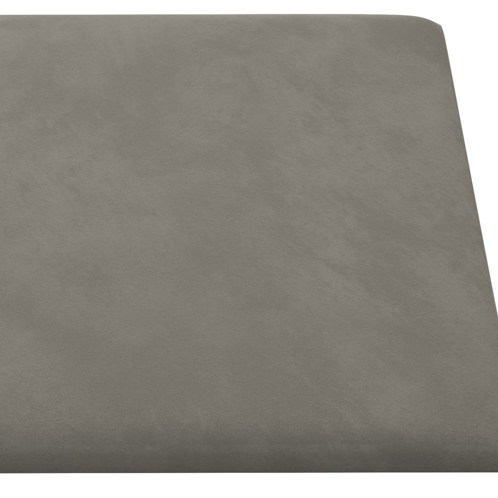 Panneaux muraux 12 pcs 1,08 m² 60x15 cm velours