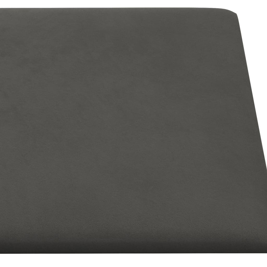 Panneaux muraux 12 pcs 1,08 m² 60x15 cm velours